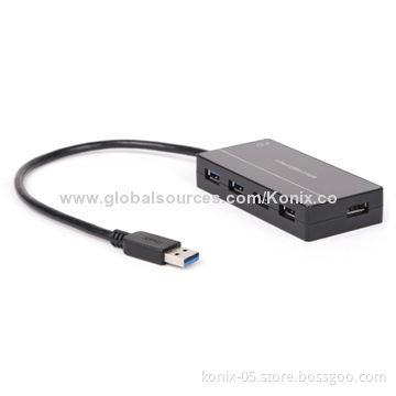 High speed 3.0 USB hub with 4 port charging stationNew